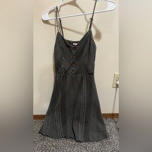 Short green summer dress